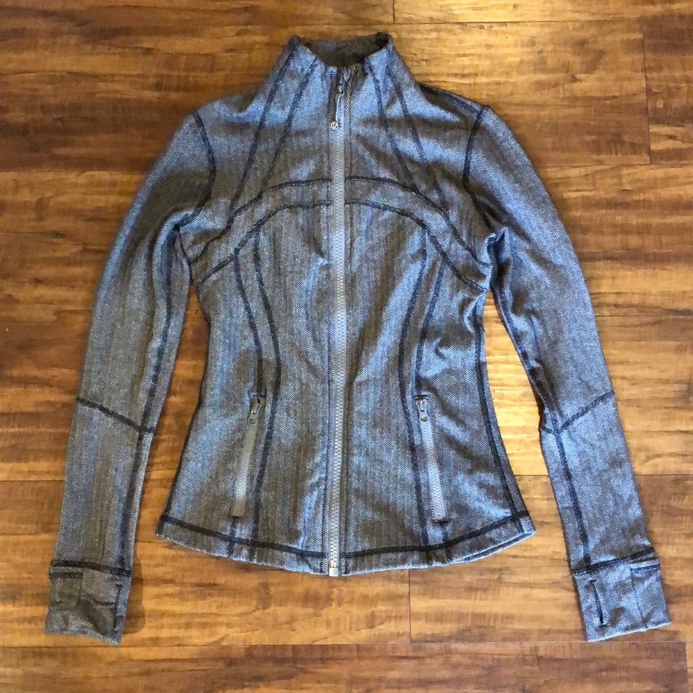 Grey lululemon zip up